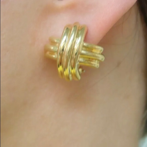 🎉3XHP🎉Iconic Vintage Tiffany 18K Earrings - Picture 7 of 7